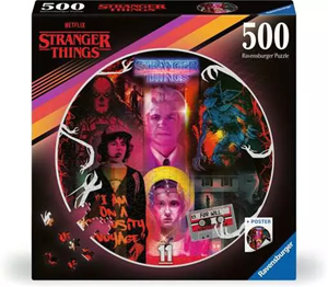 Picture of Stranger Things 500pc Round Jigsaw