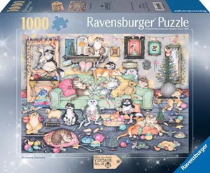 Picture of Crazy Cats Christmas Crackers Jigsaw (1000 Piece)