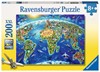 Picture of World Landmarks Map XXL (200pc Jigsaw Puzzle)
