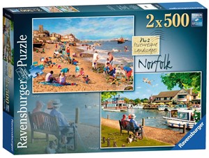 Picture of Picturesque Landscapes No.2 - Norfolk Cromer and Horning (Jigsaw 500pc x2)
