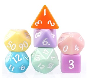 Picture of Macaron Colors Dice Set