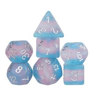 Picture of Pride Flags Transgender Frosted Dice Set