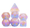 Show details for Pride Flags Bigender Frosted Dice Set Picture of Pride Flags Bigender Frosted Dice Set