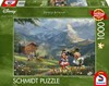 Picture of Disney - Mickey & Minnie in the Alps - Thomas Kinkade (Jigsaw 1000pc)