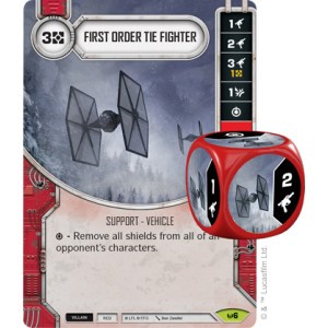 Picture of First Order TIE Fighter Comes With Dice
