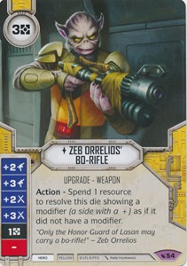 Picture of Zeb Orrelios' Bo-Rifle Comes With Dice