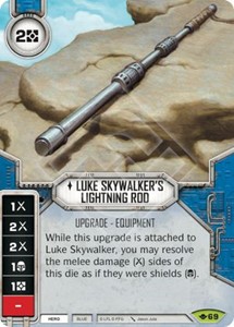 Picture of  Luke Skywalker's Lightning Rod Comes With Dice