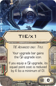 Picture of TIE/x1 (X-Wing 1.0)