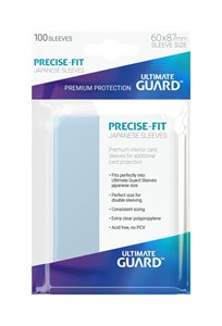 Picture of Ultimate Guard UGD10070 Kartenhüllen Japanische Precise-Fit Sleeves Card Game, Clear