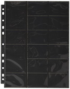 Picture of Ultimate Guard 32 Pocket (Standard and Mini American) Pages (1-Page Black)