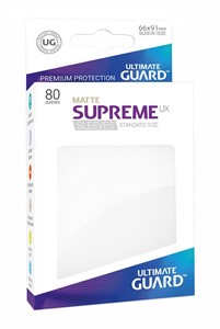 Picture of Ultimate Guard Matte White Standard Size Sleeve