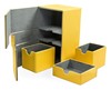 Picture of Ultimate Guard Standard Size XenoSkin 160 Plus Twin Flip-n-Tray Deck Case Yellow