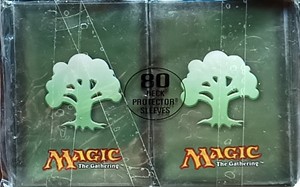 Picture of Magic the Gathering Green Mana Symbol Sleeves (80)