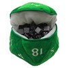 Picture of D20 Plush Dice Bag - Green