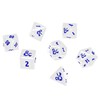 Picture of Heavy Metal Icewind Dale 7 RPG Dice Set for Dungeons & Dragons: White