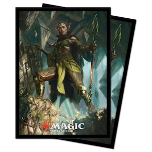 Picture of Zendikar Rising Nissa of Shadowed Boughs Standard Deck Sleeves (100) Magic The Gathering