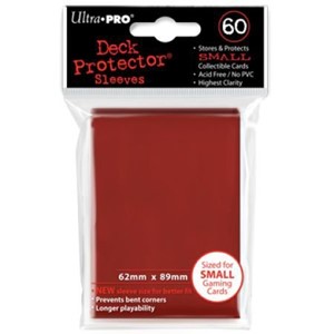 Picture of Small Ultra Pro Red Deck Protectors (60ct)