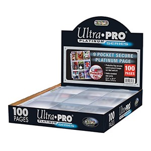 Picture of Ultra Pro 9-Pocket Secure Platinum Pages (100)
