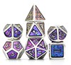 Picture of Purple Blue Golden Silver Plating Metal Dice
