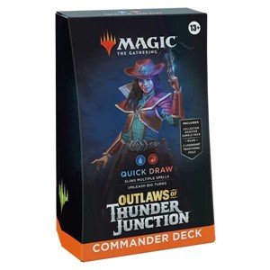 Picture of Quick Draw Outlaws Of Thunder Junction Commander Deck Magic The Gathering 