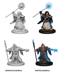 Picture of Dwarf Male Wizard Dungeons and Dragons Nolzur's Marvelous Unpainted Minis