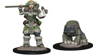 Picture of Girl Druid and Stone Creature Wardlings
