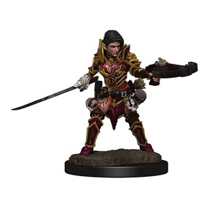 Picture of Half-Elf Swashbuckler Female Pathfinder Battles Premium Painted Figure (W2)