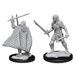 Picture of Elf Fighter Male Pathfinder Battles Deepcuts Unpainted Miniatures (W13)