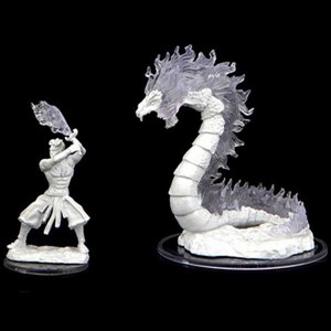 Picture of Ashari Firetamer & Inferno Serpent Critical Role Unpainted Miniatures (W2)